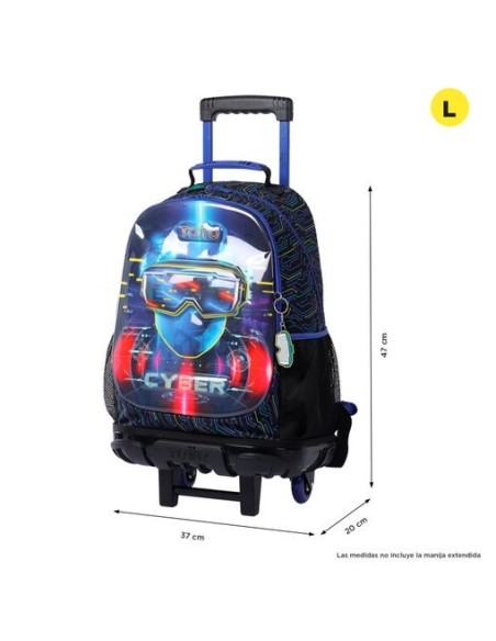 MOCHILA MORRAL RUE BOMPER METTAVERSE L TOTTO MJ03MTV003-2320-5CEL