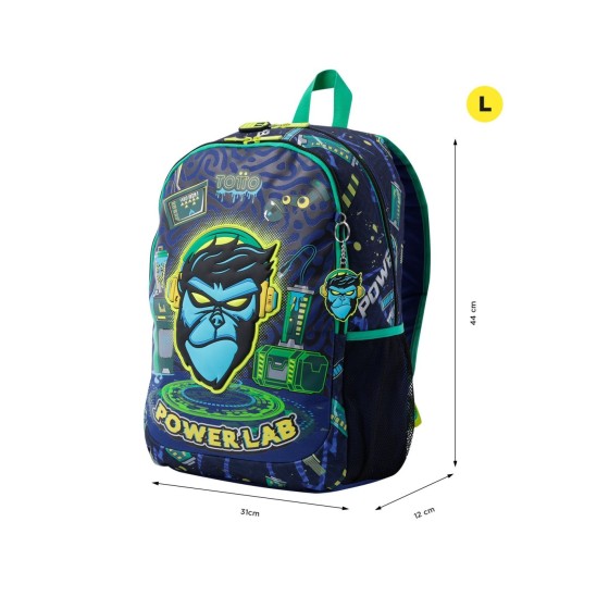 MOCHILA MORRAL KONG LAB L TOTTO MJ04KLB003-2410-8JDL
