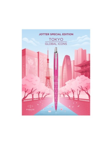 BOLIGRAFO JOTTER EDICIÓN ESPECIAL TOKYO PINK BP M BLU GB 2198195 PARKER 2198195