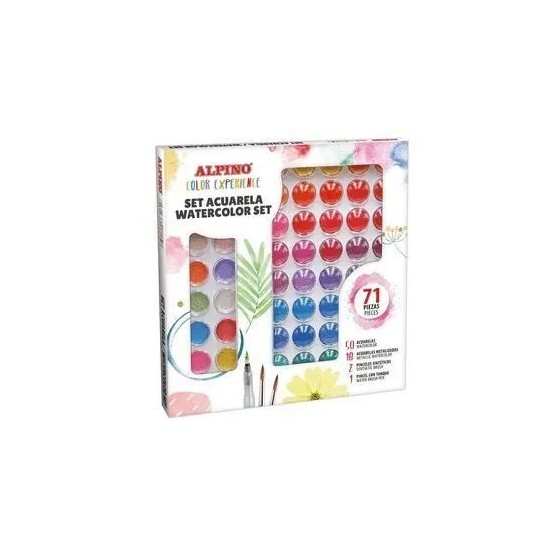 SET WATERCOLOR COLOR EXPERIENCE 71 PZAS ALPINO AQ001040