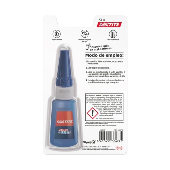 LOCTITE SUPERGLUE-3 XXL 20G LOCTITE 2646770