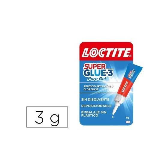 LOCTITE SUPERGLUE-3 GEL REPOSICIONABLE BL 3 GR LOCTITE 2943113