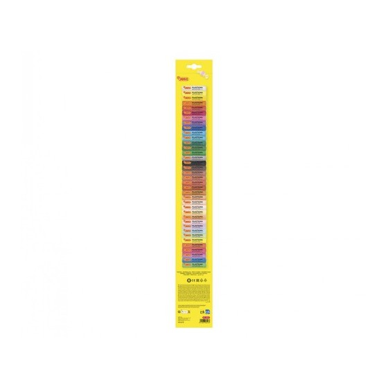 ESTUCHE 37 BARRAS DE PLASTILINA 15G COLORES SURTIDOS JOVI 90/37