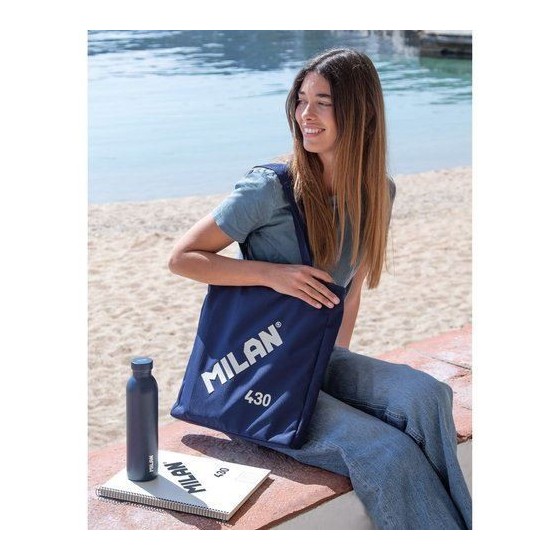 BOLSO SHOPPER COLECCIÓN 430 SINCE 1918, AZUL MARINO MILAN 62102SNCB