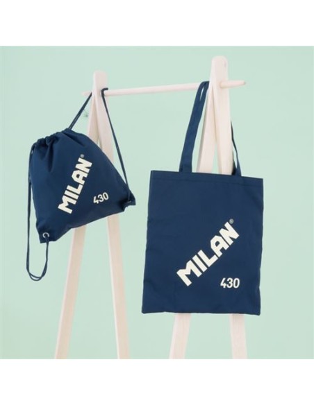 BOLSA TOTE BAG SERIE 1918, AZUL MARINO MILAN 62101SNCB