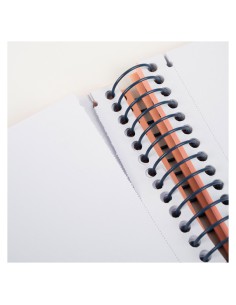 CUADERNO A4 CON ESPIRAL Y TAPA DURA, 80 HOJAS BLANCAS DE 95 GR/M, COLECCIÓN 430 SINCE 1918, BEIGE MILAN 57141E80BG 2