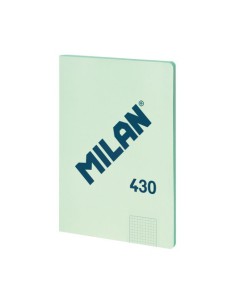 LIBRETA ENCOLADA, PAPEL CUADRICULADO, 48 HOJAS A4, SERIE 1918, VERDE MILAN 57243G48GR