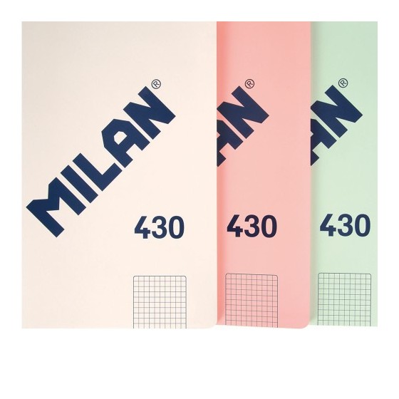 LIBRETA ENCOLADA, PAPEL CUADRICULADO, 48 HOJAS A4, SERIE 1918, VERDE MILAN 57243G48GR