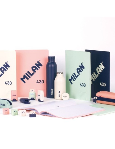 LIBRETA ENCOLADA, PAPEL CUADRICULADO, 48 HOJAS A4, SERIE 1918, VERDE MILAN 57243G48GR