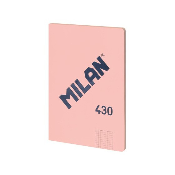 LIBRETA ENCOLADA, PAPEL CUADRICULADO, 48 HOJAS A4, SERIE 1918, ROSA MILAN 57243G48P