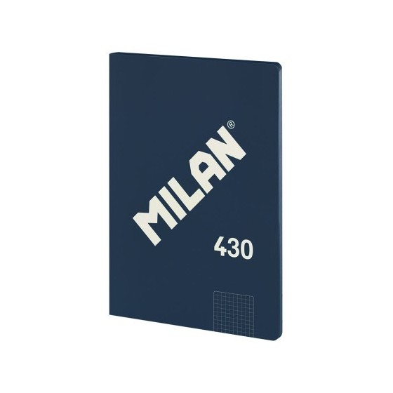 LIBRETA ENCOLADA, PAPEL CUADRICULADO, 48 HOJAS A4, SERIE 1918, AZUL MILAN 57243G48B