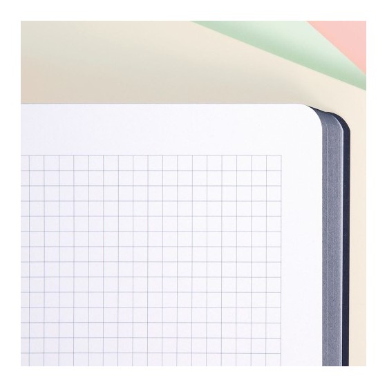 LIBRETA ENCOLADA, PAPEL CUADRICULADO, 48 HOJAS A4, SERIE 1918, BEIGE MILAN 57243G48BG