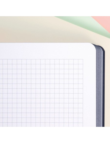 LIBRETA ENCOLADA, PAPEL CUADRICULADO, 48 HOJAS A4, SERIE 1918, BEIGE MILAN 57243G48BG