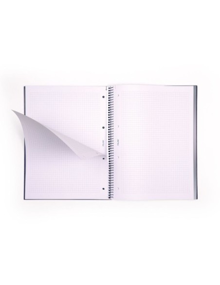 LIBRETA CON ESPIRAL, PAPEL CUADRICULADO, 80 HOJAS A4, SERIE 1918, ROSA MILAN 57143E80P