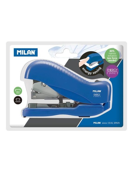 BLÍSTER GRAPADORA ENERGY SAVING AZUL MARINO, SERIE 1918 MILAN 171027B