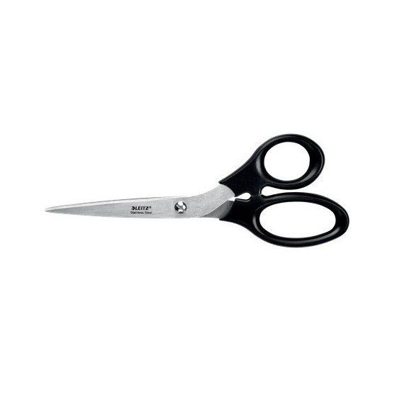 TIJERAS ACERO INOXIDABLE 200 MM (BLÍSTER CARTÓN), NEGRO LEITZ 54250095