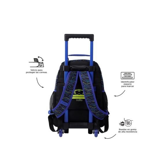 MOCHILA MORRAL RUE BOMPER METTAVERSE M TOTTO MJ03MTV005-2320-5CEM