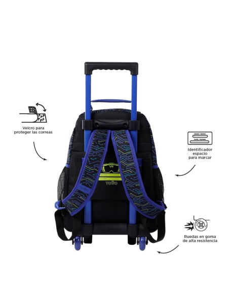 MOCHILA MORRAL RUE BOMPER METTAVERSE M TOTTO MJ03MTV005-2320-5CEM