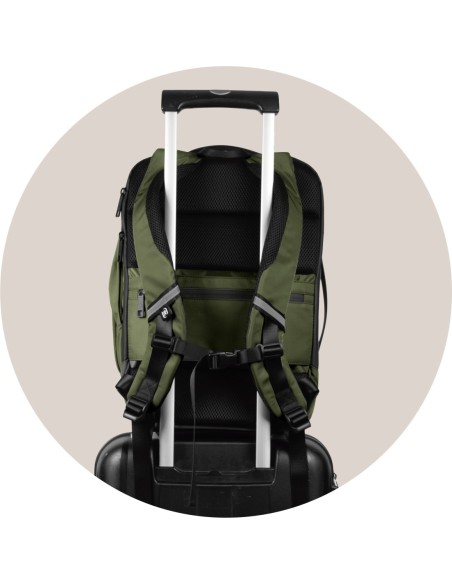 MOCHILA PARA PORTATIL 15" EXECUTIVE OXFBAG RPET CAQUI OXFORD 400191413