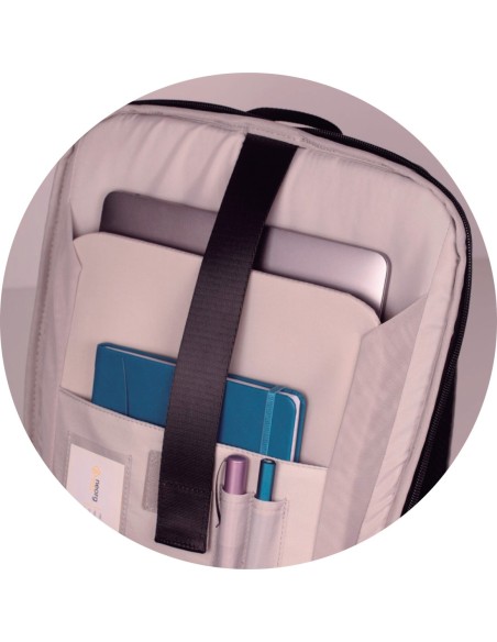 MOCHILA PARA PORTATIL 15" EXECUTIVE OXFBAG RPET CAQUI OXFORD 400191413