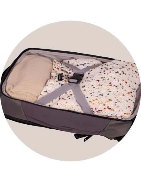 MOCHILA PARA PORTATIL 15" EXECUTIVE OXFBAG RPET GRIS OXFORD 400191412