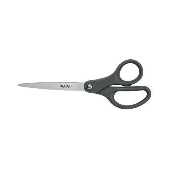 TIJERAS TITANIO 180 MM (BLÍSTER CARTÓN), GRIS OSCURO LEITZ 54210089