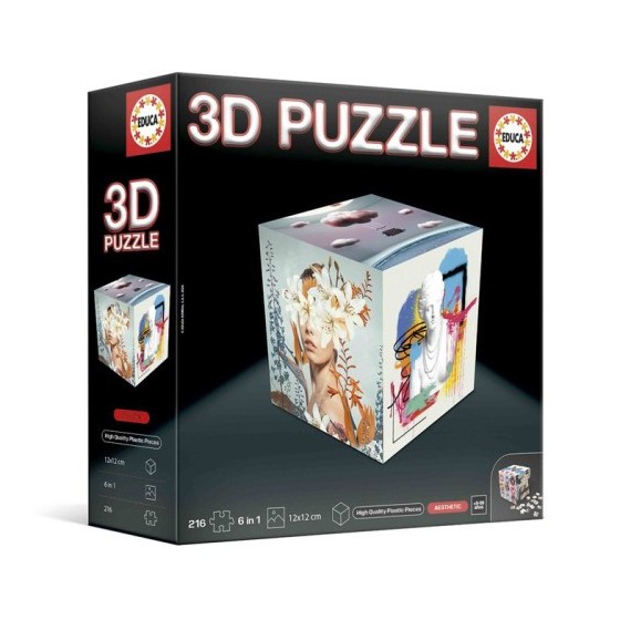 PUZZLE CUBO 3D ANIMALES EDUCA BORRAS 20125
