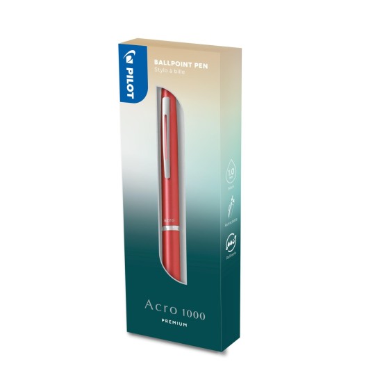 BOLÍGRAFO ACRO 1000 CORAL PILOT NA1000C