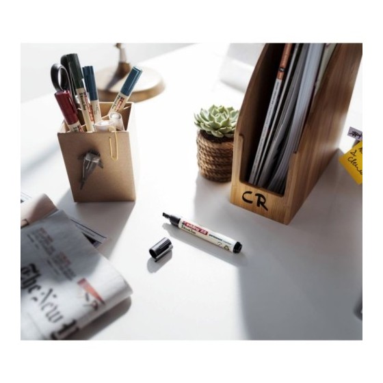 MARCADOR PERMANENTE EDDING ECOLINE 22 COLOR NEGRO EDDING 22-001 (x10 unidades)