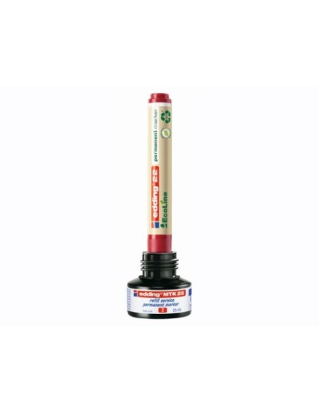 MARCADOR PERMANENTE EDDING ECOLINE 22 COLOR NEGRO EDDING 22-001 (x10 unidades)