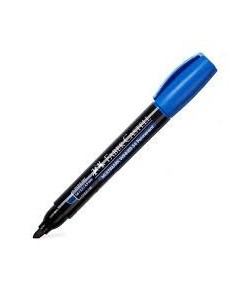MARCADOR MULTIMARK WINNER 54-E AZUL PUNTA BISELADA Y SIN CLIP FABER CASTELL 153151 (x12 unidades)