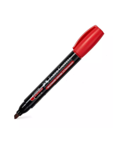 MARCADOR MULTIMARK WINNER 54-E ROJO PUNTA BISELADA Y SIN CLIP FABER CASTELL 153121 (x12 unidades)