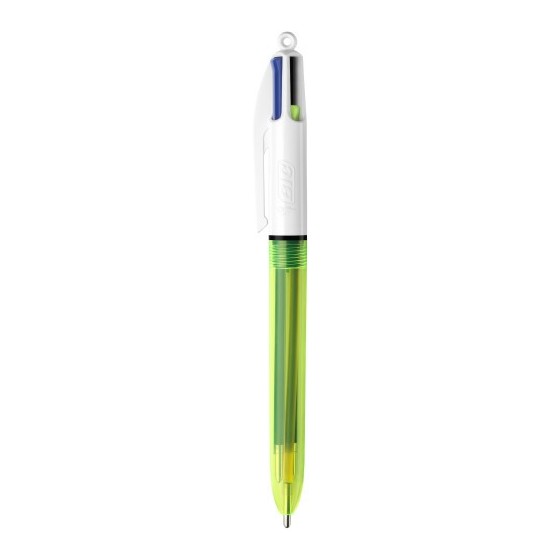BOLÍGRAFO 4 COLORES FLUO BIC 982868 (x12 unidades)