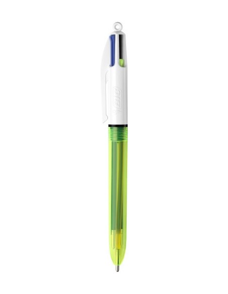 BOLÍGRAFO 4 COLORES FLUO BIC 982868 (x12 unidades)