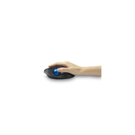 Kensington Pro Fit Ergo TB450 ratón Oficina mano derecha RF Wireless + Bluetooth Trackball 1600 DPI