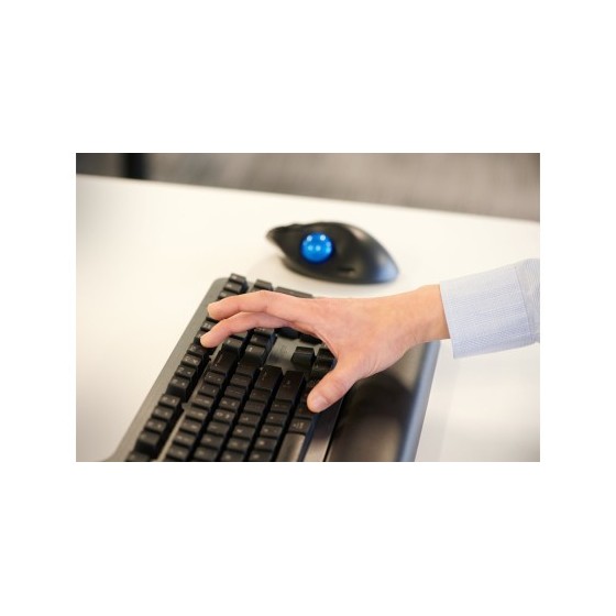 Kensington Pro Fit Ergo TB450 ratón Oficina mano derecha RF Wireless + Bluetooth Trackball 1600 DPI