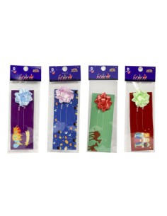 TARJETA ADHESIVA + COCA  REYES MAGOS BISMARK 332825 (x12 unidades)