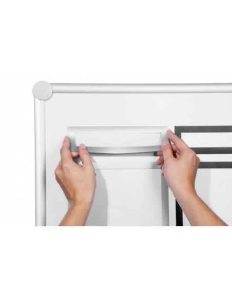 PACK 5 MARCOS INFORMATIVOS DURAFRAME MAGNETIC TOP 236X66MM PLATA DURABLE 498623