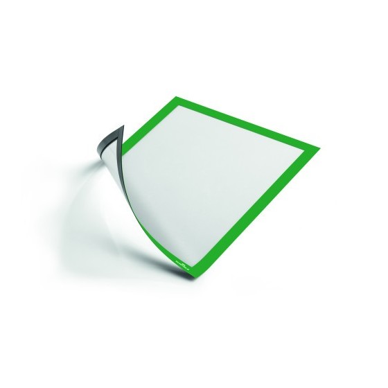 PACK 5 MARCOS DURAFRAME MAGNETIC A4 VERDE DURABLE 486905