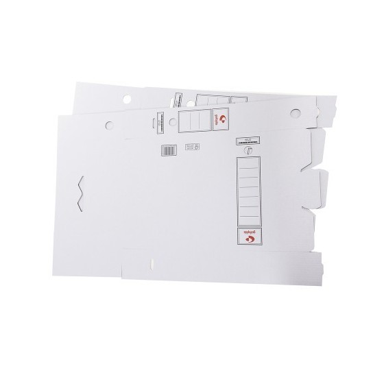 PACK 10 ARCHIVADORES DEFINITIVOS CARTON FOLIO 360X253X100MM BLANCO GRAFOPLAS 70907703