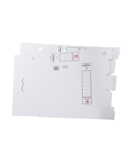 PACK 10 ARCHIVADORES DEFINITIVOS CARTON FOLIO 360X253X100MM BLANCO GRAFOPLAS 70907703