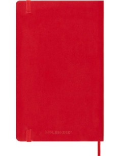 AGENDA 2025 TAPA BLANDA 12 MESES DIARIA L (13 X 21 CM) ROJA MOLESKINE DSF212DC3Y25 2