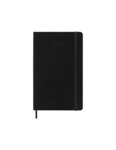 AGENDA 2025 TAPA DURA 12 MESES SEMANAL HORIZONTAL L (13 X 21 CM) NEGRA MOLESKINE DHB12WH3Y25 2