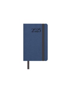 AGENDA 2025 MANHATAN SEMANA VISTA BOLSILLO 8,5 X 13 CM COLOR AZUL DOHE 12870 - 25