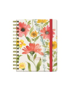 AGENDA 2025 FLORAL SEMANA VISTA 15 X 21 CM MODELO ORQUIDEA DOHE 12901 - 25