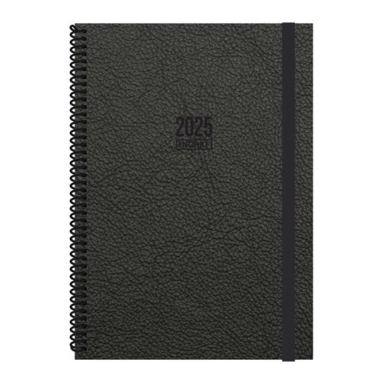 AGENDA 2025 TOKIO DIA/PAGINA 17X24 NEGRO CATALAN INGRAF 355525