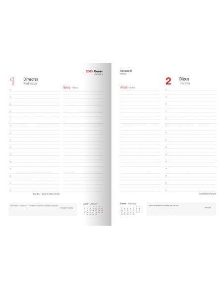 AGENDA 2025 TOKIO DIA/PAGINA 17X24 NEGRO CATALAN INGRAF 355525