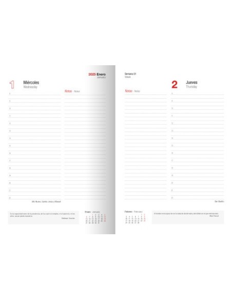 AGENDA 2025 TOKIO DIA/PAGINA 17X24 NEGRO CASTELLANO INGRAF 355562