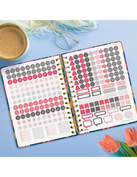 AGENDA 2025 TRENDY YOU E10 155X212MM DIA PAGINA TULIP FINOCAM 760062725