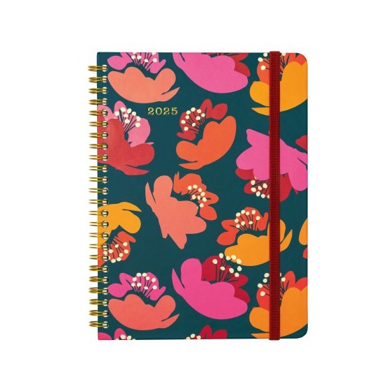 AGENDA 2025 TRENDY YOU E10 155X212MM SEMANA VISTA HORIZONTAL TULIP FINOCAM 760042725
